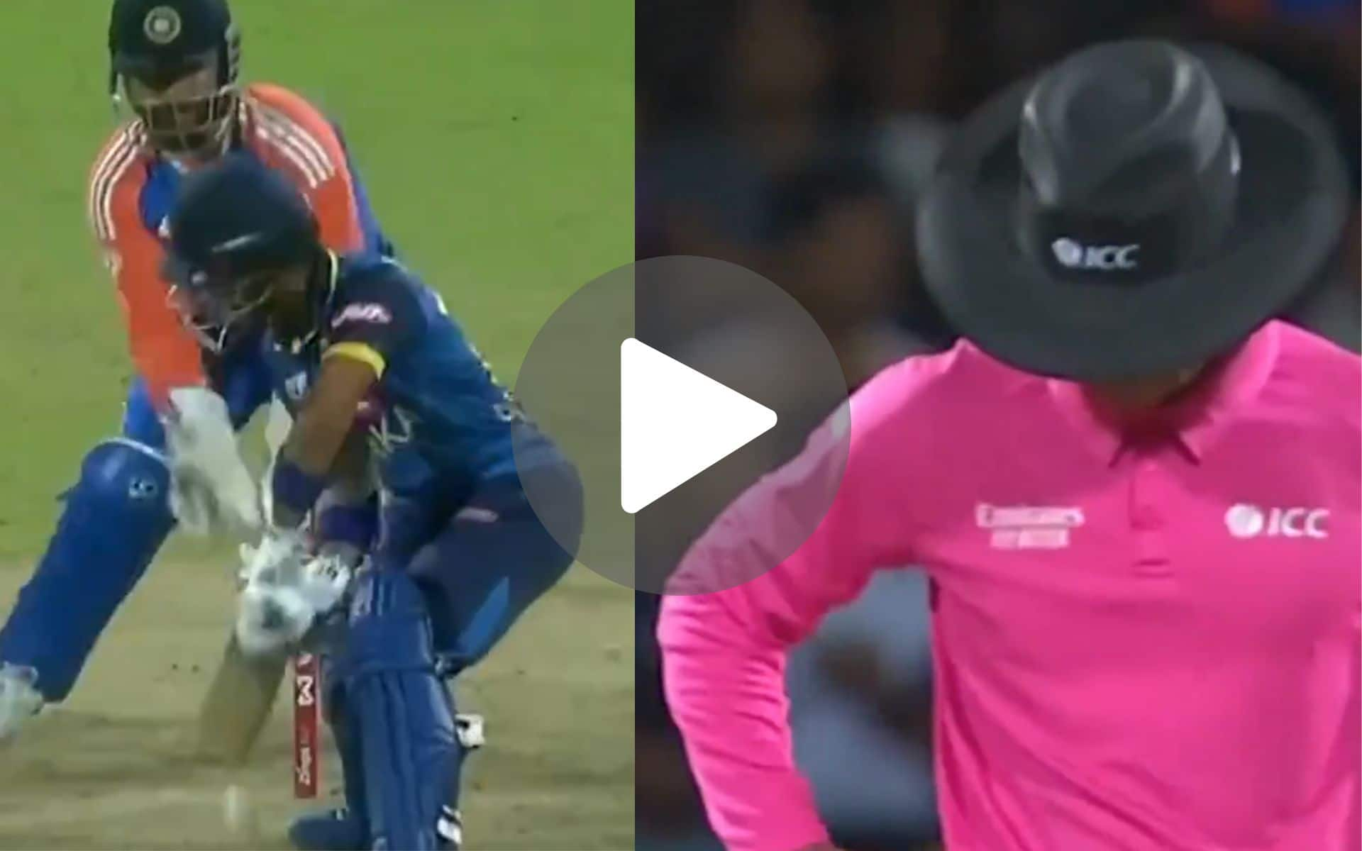 [Watch] Umpire Gives Nissanka Out Off Bishnoi Despite India's Silent Appeal